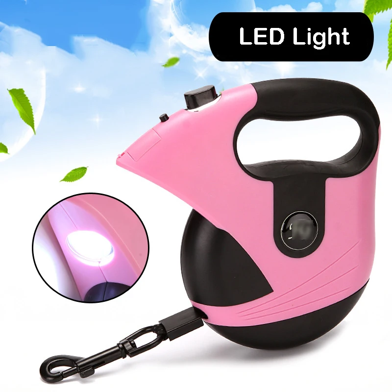 Светодиодный светильник выдвижные поводки для питомцев собак тяги