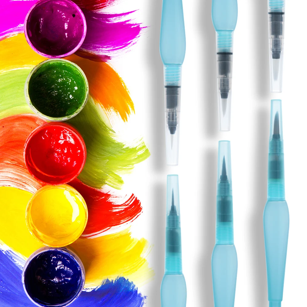 1 шт. ручка для рисования водонепроницаемая Ручка хранения чернил цветная мягкая