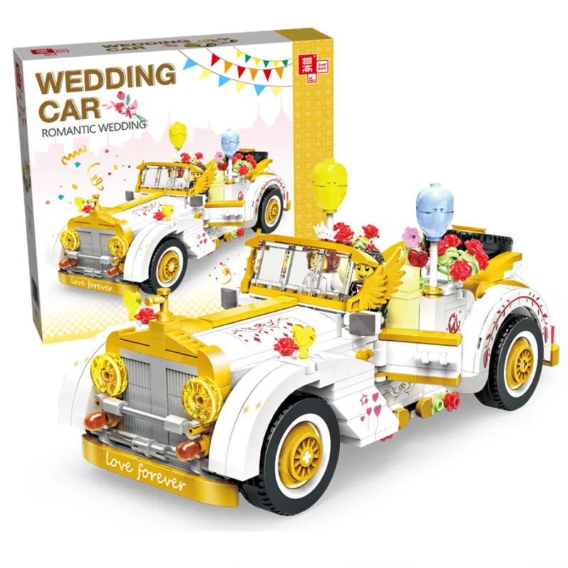 

522 шт., Детский конструктор-пазл для свадьбы