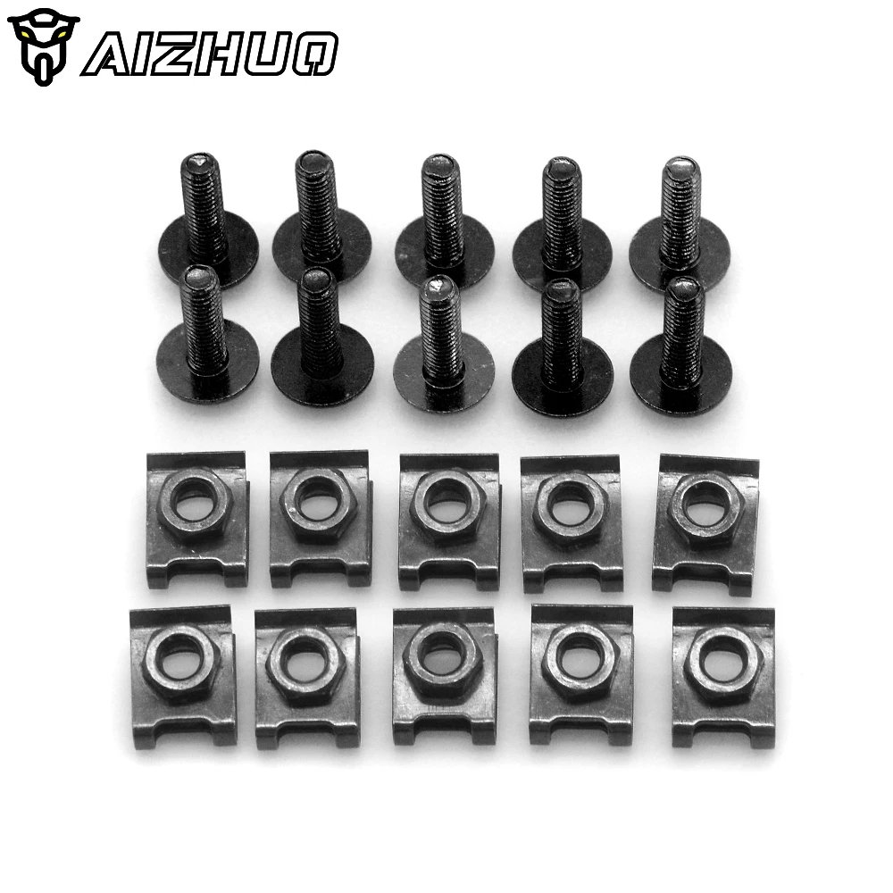 M6 Motorcycle Fairing Bolts Body Fasteners Clip Screws Nuts For Honda CB500X NC750 NC700X NSS250 Goldwing1800 Silverwing 400/600