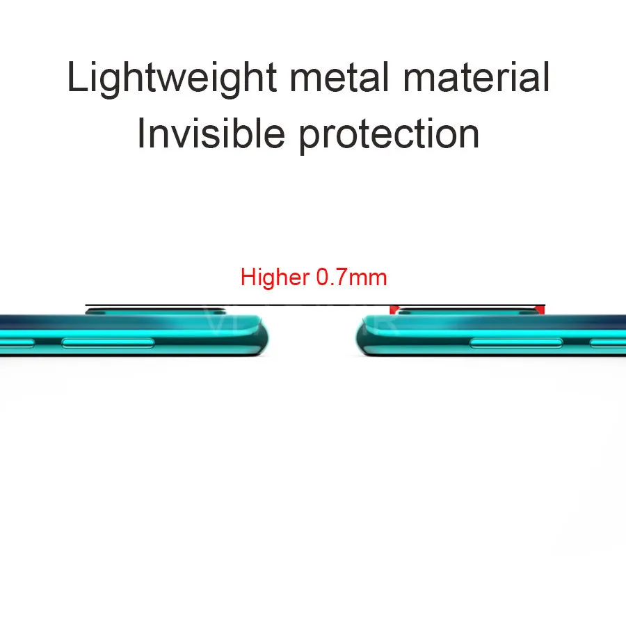 Закаленное стекло + металлическое защитное кольцо для Huawei P30 P20 Honor 20 20i Nova 5 5i Pro 4