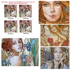 Алмазная живопись сделай сам, фигурка на заказ, картина, граффити, пейзаж, гостиная, спальня, Настенный Крест, мозаика, аниме, украшение для дома