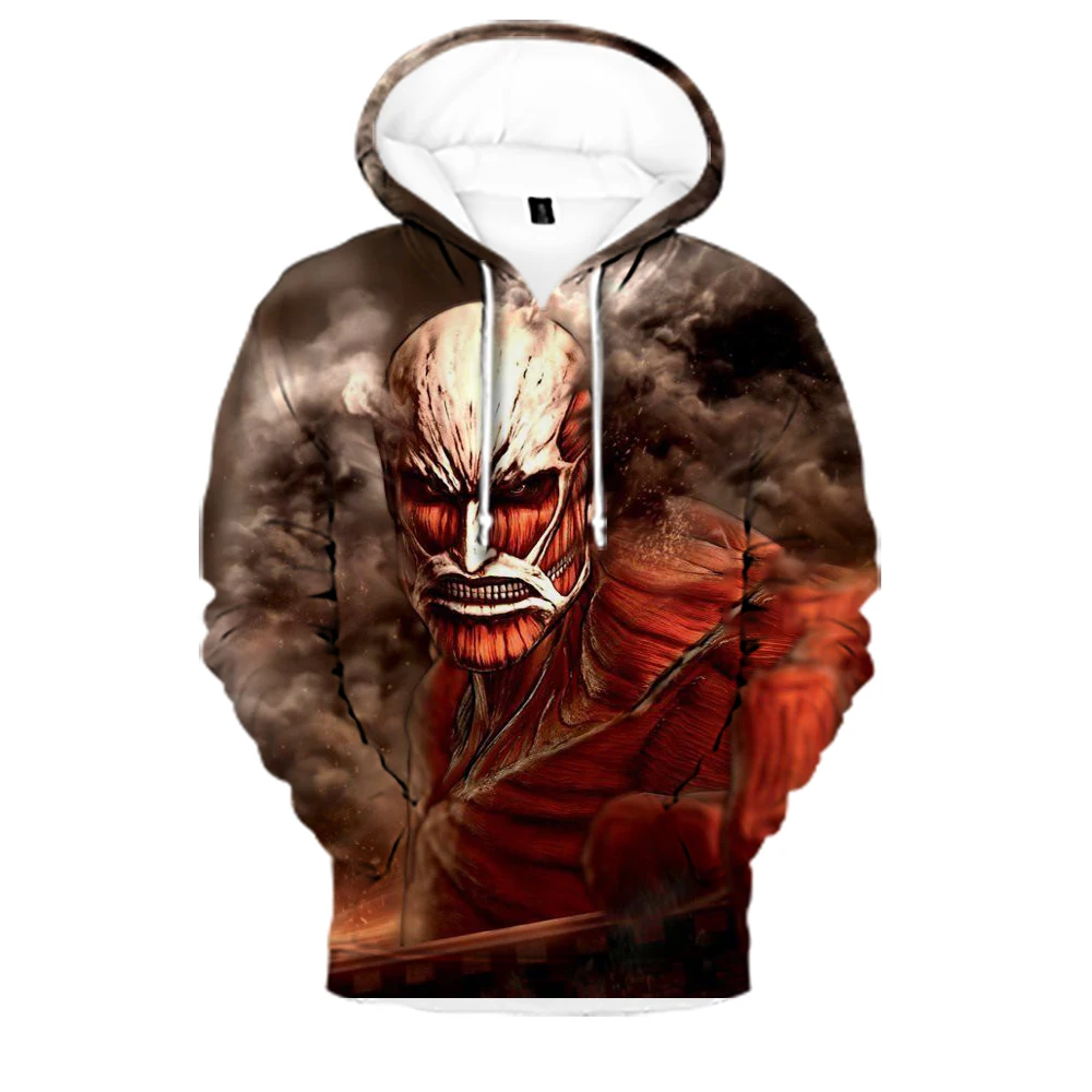 

Trendy Popular Attack on Titan 3D hoodie sweatshirt Boys/Girls Personality Pullovers Loose 3D Hoodies Tracksuits Plus Size tops