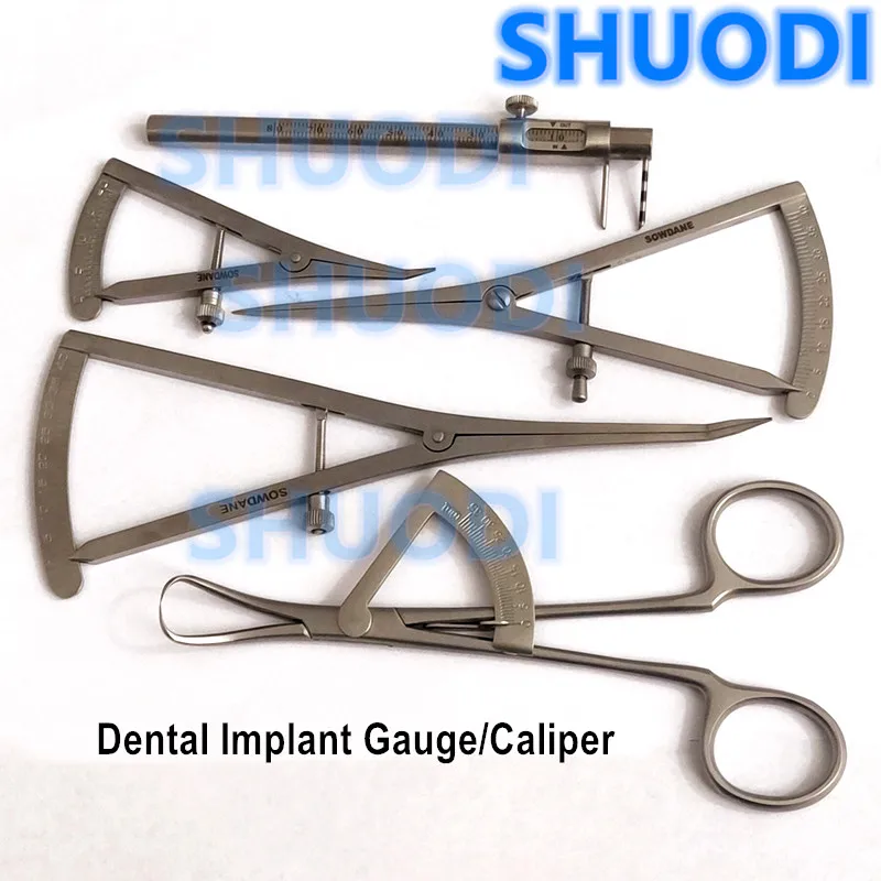 Стоматологический имплантат Castroviejo штангенциркуль для костей Хирургический