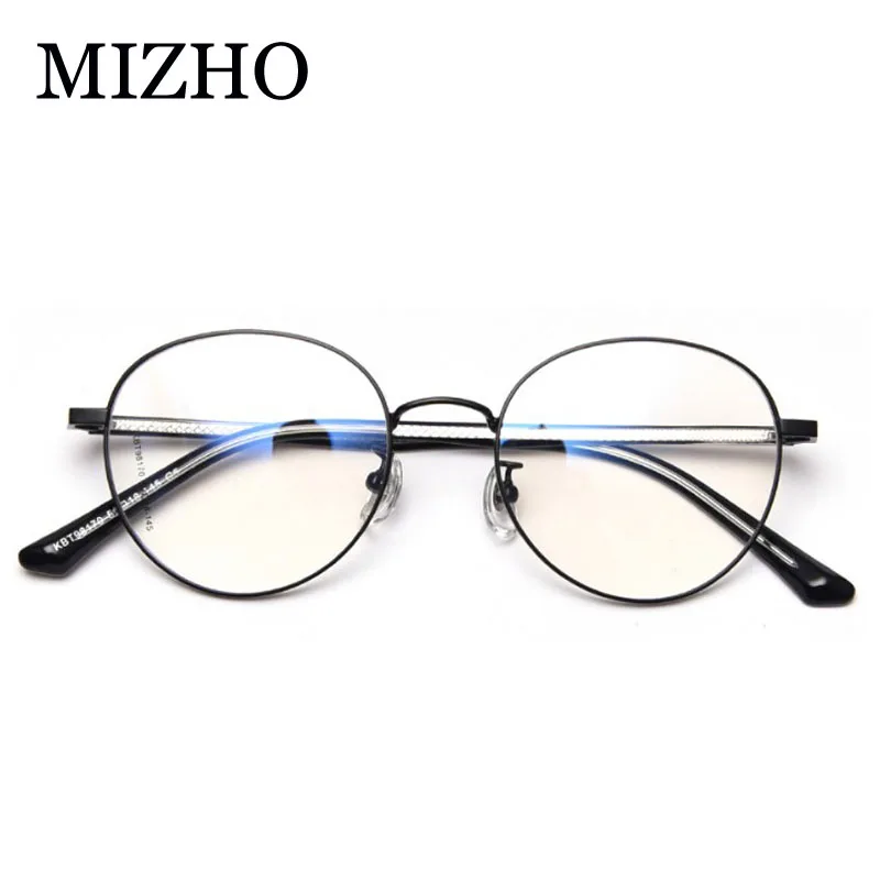 Новинка дизайнерские овальные женские очки MIZHO оптическая оправа металлическая