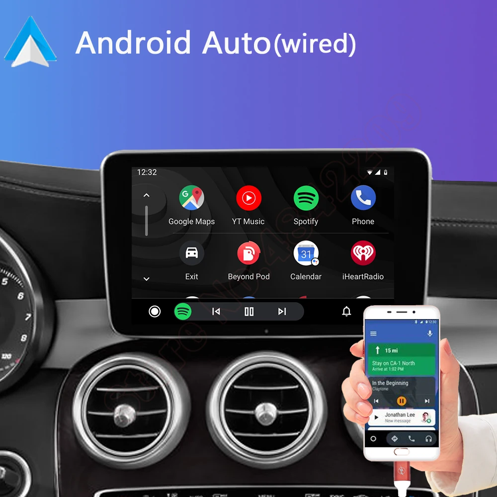 

Multimedia Screen Module Android Auto Apple Carplay Decoder Box NTG4.5 NTG 5.0 For Mercedes-Benz CLA/GLA C117 W117 X156 W156