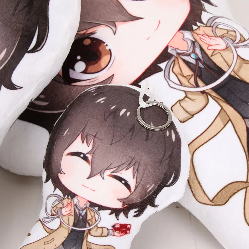 Бунго бродячие псы дазай Осаму накахара чууя плюшевая игрушка мягкая подушка 18-45