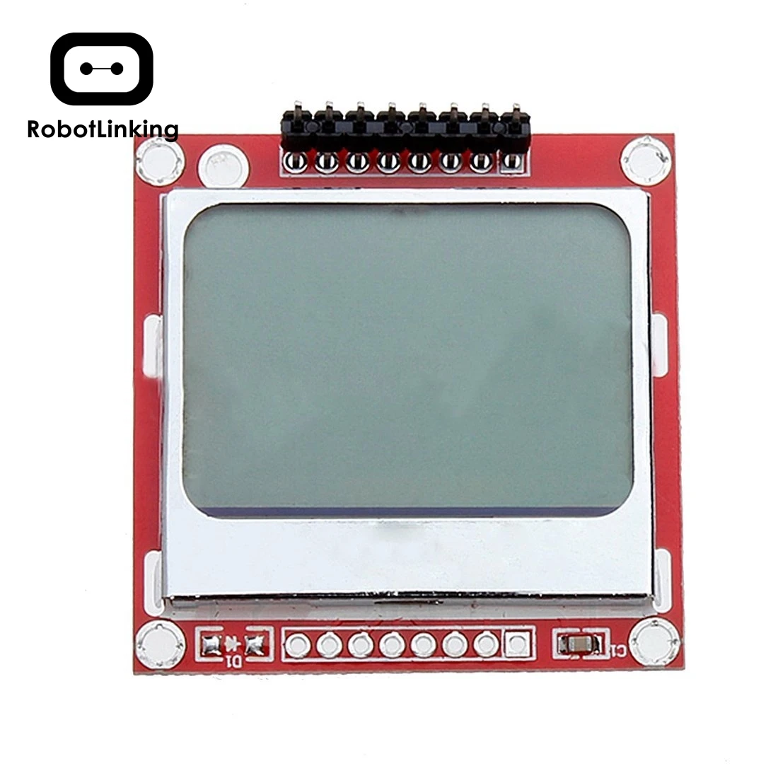 Nokia 5110 ЖК-модуль подсветки для Arduino белый 84x48 один мега прототип