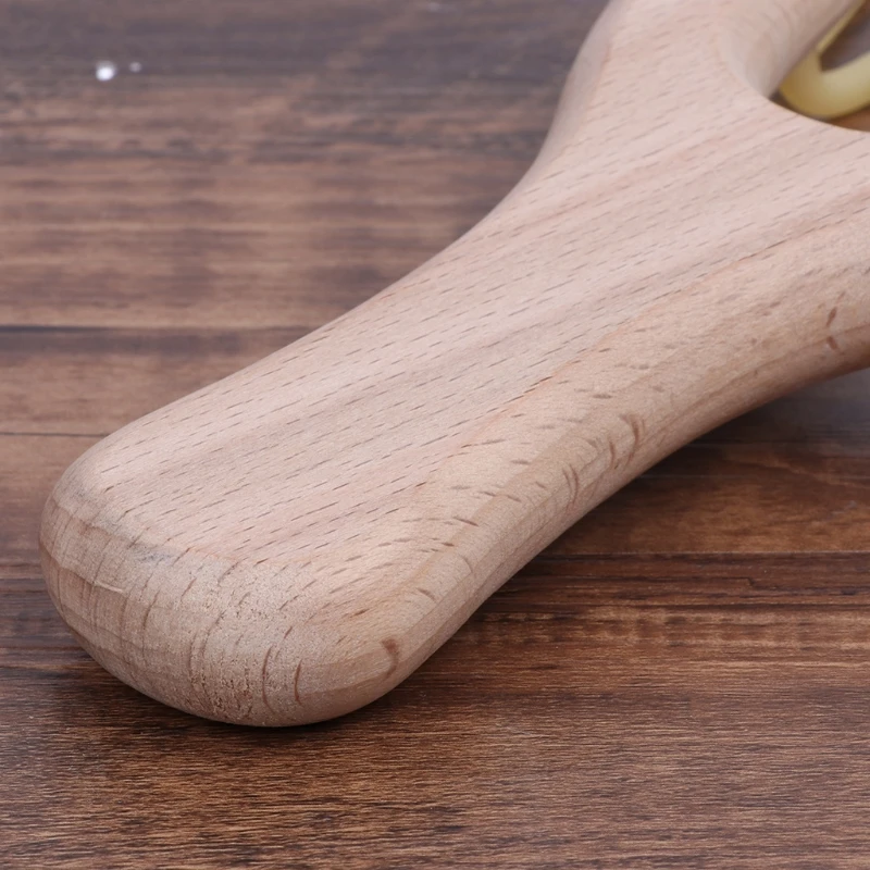 

Natural Wooden Slingshot With Rubber Band Outdoor Hunting Sports Games Catapult