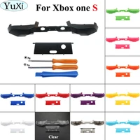 yuxi black lb rb button bumper replacement trigger parts for xbox one s controller
