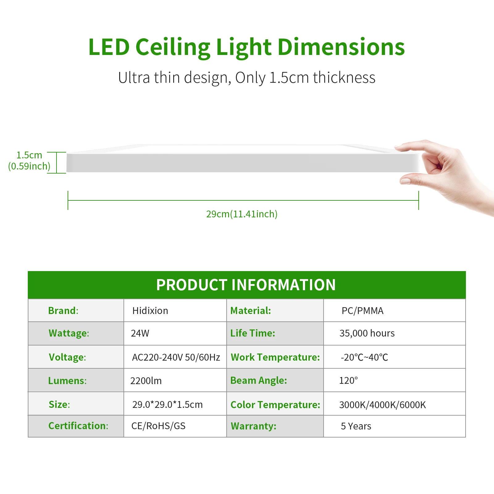 

LED Bathroom Ceiling Light Round Square 18W 24W Flush Ceiling Light Kitchen Lamp Ceiling Lighting for Bedroom Office Mall