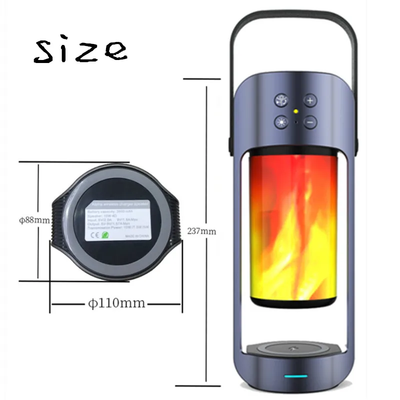 Новинка 2019 портативный Bluetooth-динамик с микрофоном многофункциональное