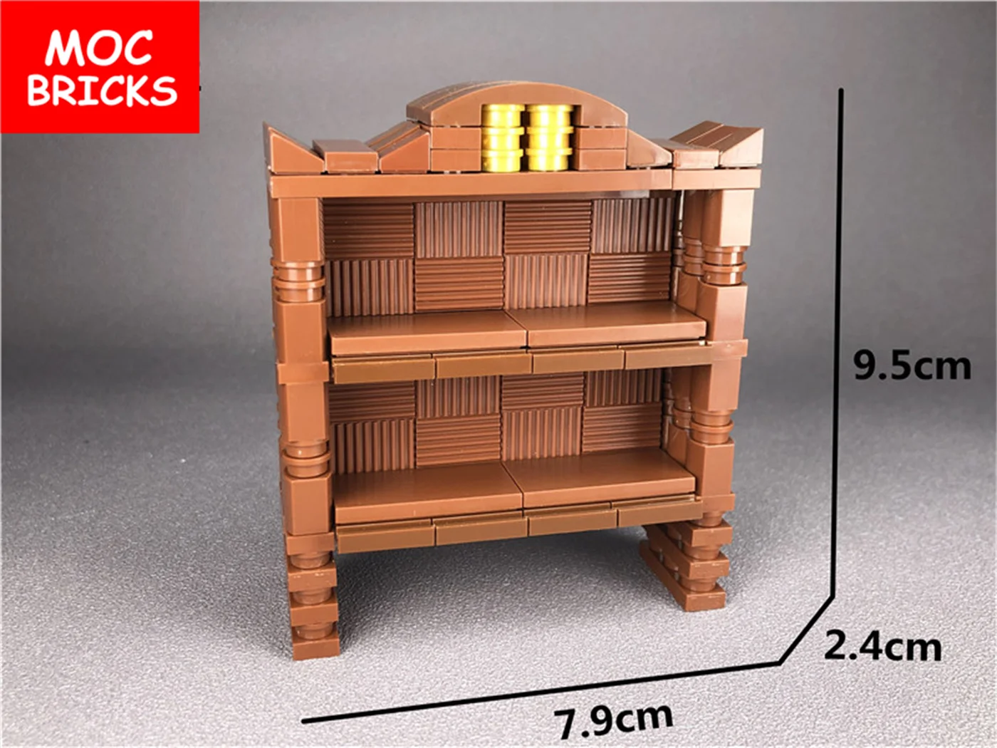 Кубики MOC DIY классическая полка мебель Обучающие строительные блоки игрушки