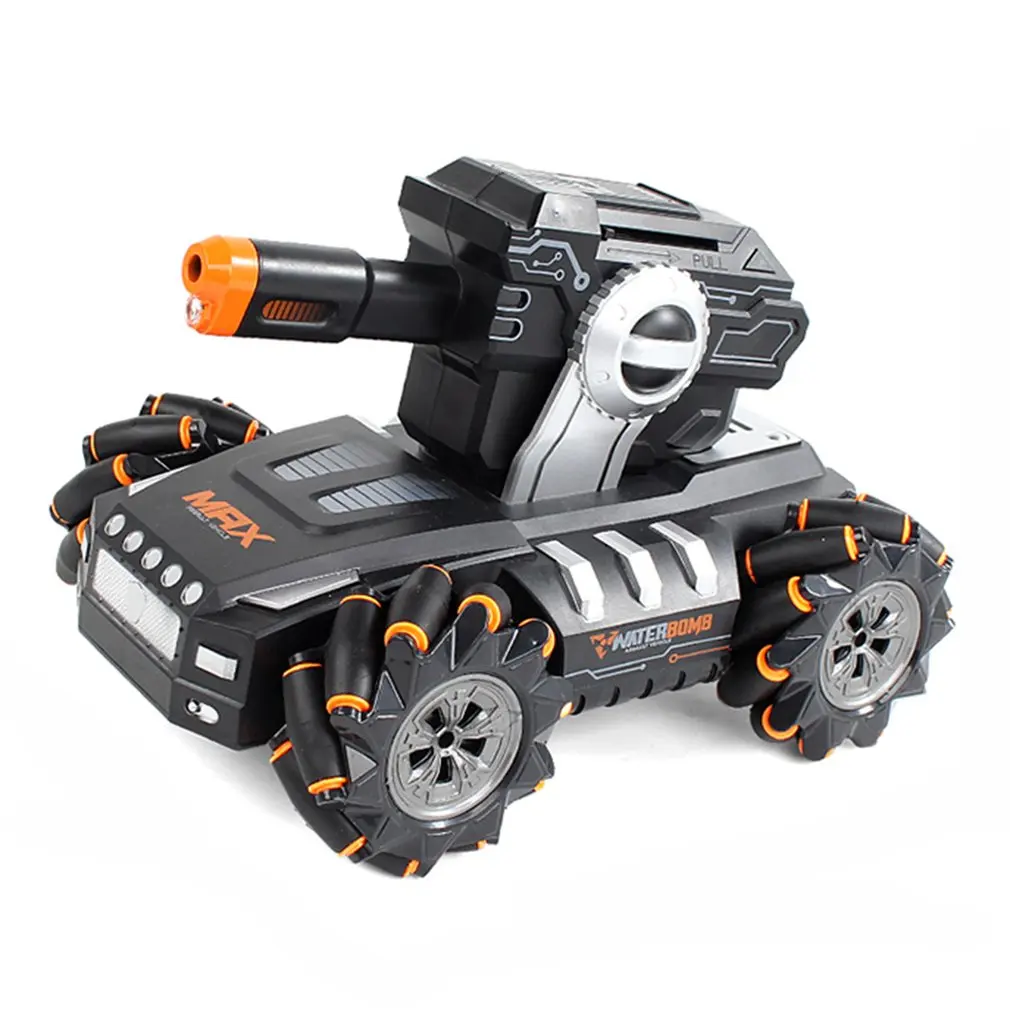 Uk2075 1:16 simulation rc military tank launch water pump armor battle interactive 2.4g watch drift remote control car toy | Игрушки и