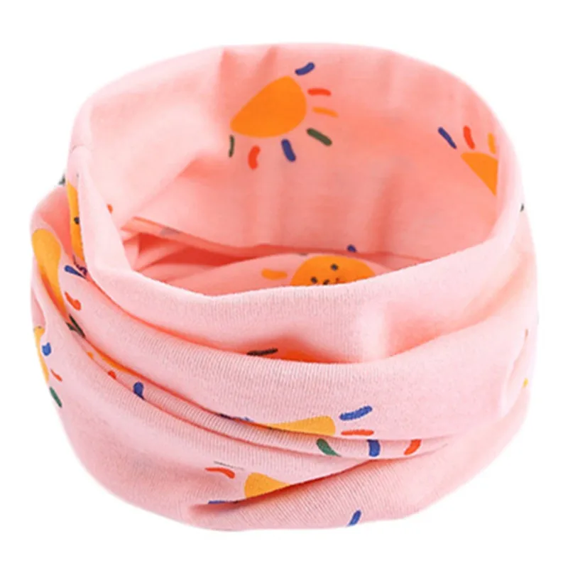 

2020 New Cotton Baby Scarf Autumn Winter Warm Boys Girls Scarf O Ring Collar Children Neck Scarves Kids Neckerchief Baby Bibs