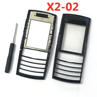 New Mobile Phone Housing Cover Front Case For Nokia x2-02 x202 with Tools Replacement Parts