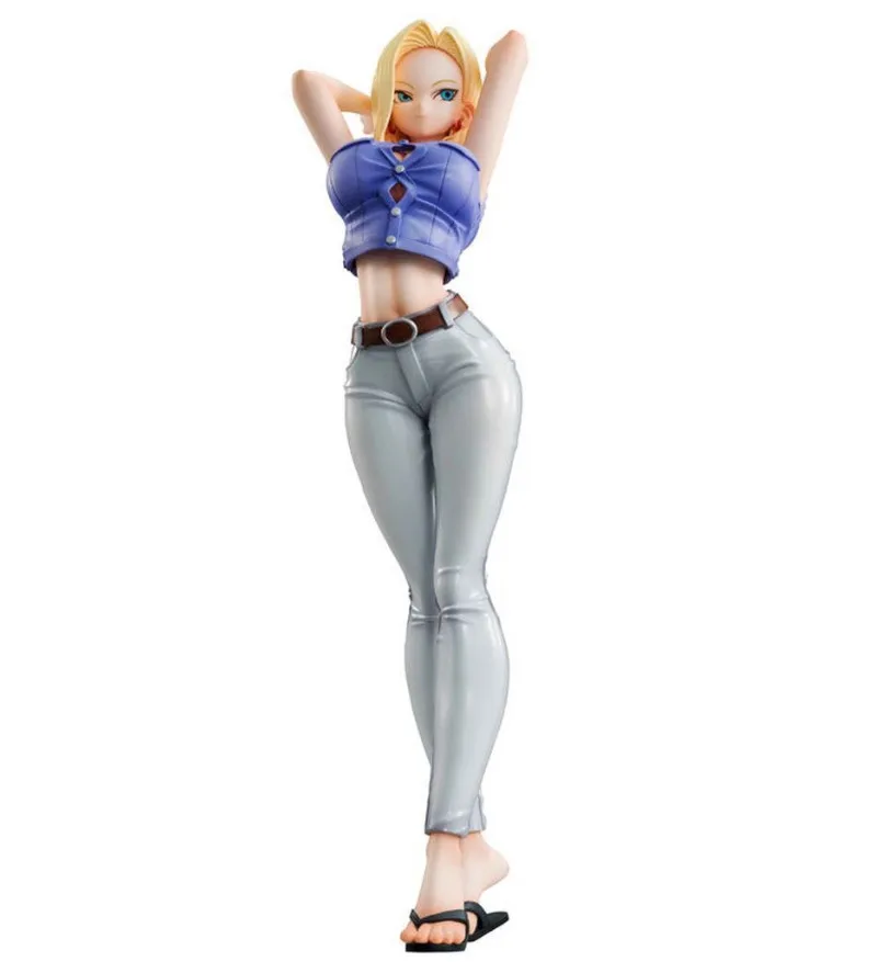 Экшн-фигурка игрушечная из лазурита Android 18 19 см Рождественский подарок с коробкой