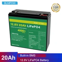 new 12v 20ah lifepo4 battery pack 20ah lithium iron phosphate diy 12v 24v rechargeable batteries for boat motor eu us tax free