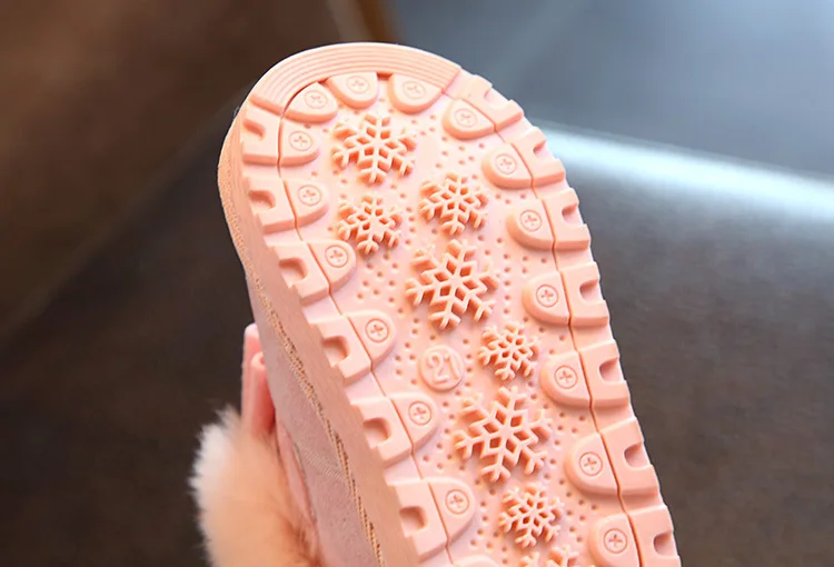 2019 зимние ботинки для маленьких девочек уличные теплые плюшевые малышей