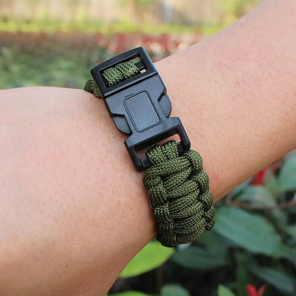 Походный Паракорд для выживания браслет шнур спасательный Браслет инструмент