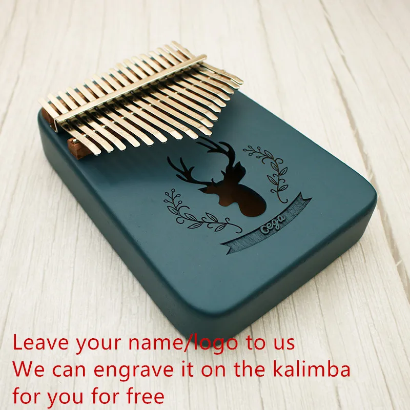 17 клавишный палец калимба Paino Mbira Sanza большой палец пианино карманный размер поддерживающая сумка Cega клавиатура Marimba деревянный музыкальный инструмент