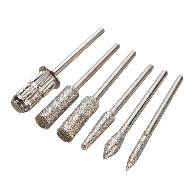 Фрезы для маникюра и педикюра электрические сверла ногтей 12 шт./набор аксессуары