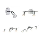 Вращающийся Кухня светодиодный потолочный светильник с регулируемым углом наклона GU10 светодиодный лампы для лампы дневного света витрина настенное бра Гостиная для шкафов