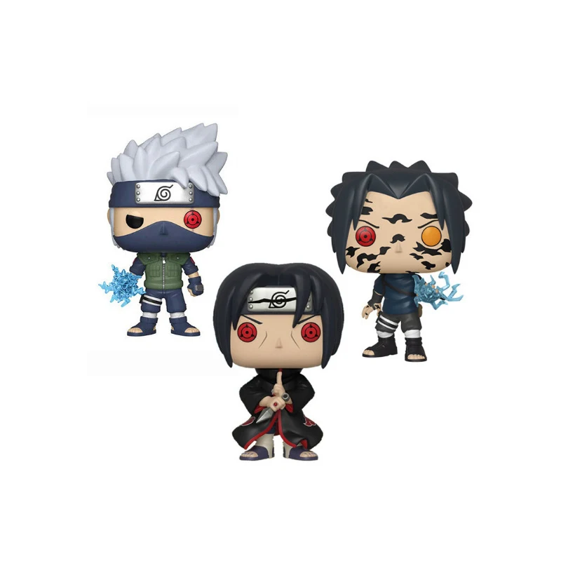 

NARUTO Uchiha Sasuke Uchiha Itachi Hatake Kakashi Коллекционная модель ручной работы для украшения Компьютерного Стола праздничный подарок игрушка сувенир