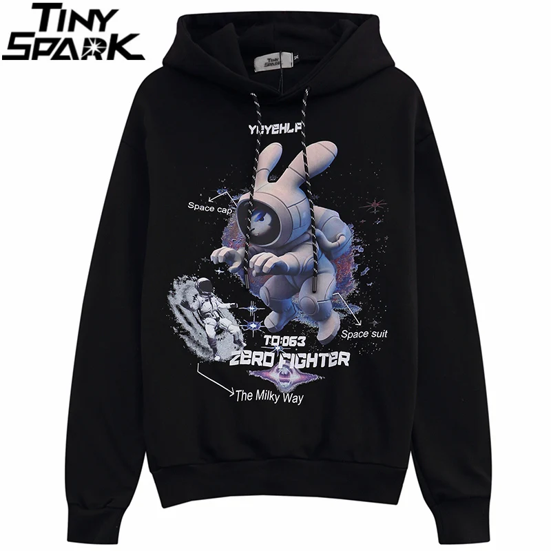 

2021 Men Hip Hop Streetwear Hoodie Sweatshirt Space Letter Print Pullover Harajuku Cotton Casual Hooded Hoodie Autumn Sweatshirt