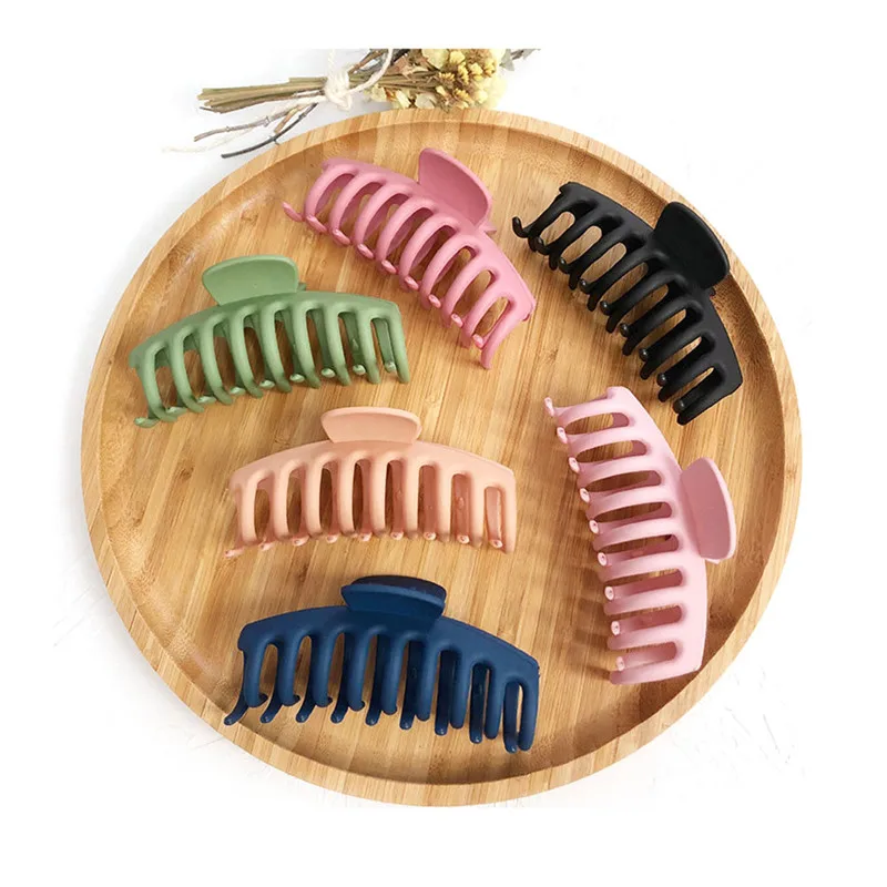 

1 шт., заколка-краб для волос, из черного пластика