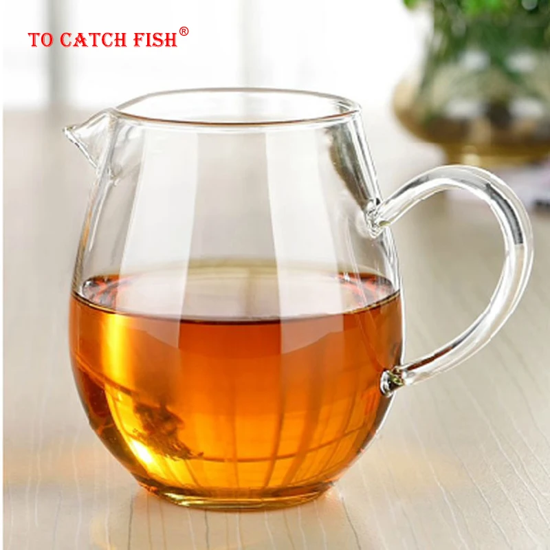 

Термостойкий стеклянный чайник ручной работы 500 мл, чайная чашка ча-Хай гундао, чайная кружка, чайные чашки кунг-фу, чайный набор, чайная чашк...