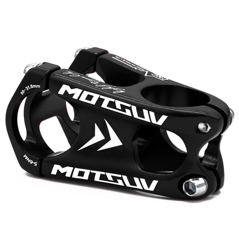 

MOTSUV Aluminium Stem Ultralight Mountain Bike Stem HandleBar Stem 1-1/8inch Short Bar Stem Bicycle Cycling Accessories