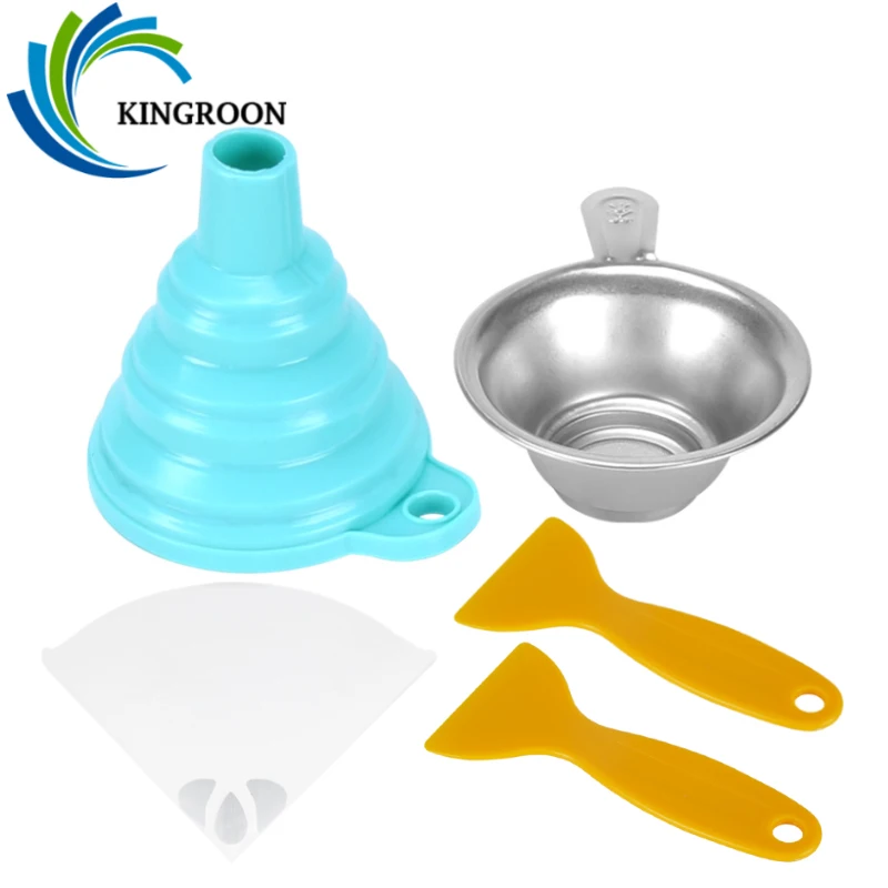 Resin Filter Funnel Kit Stainless Steel Cup+silicone Funnel 
