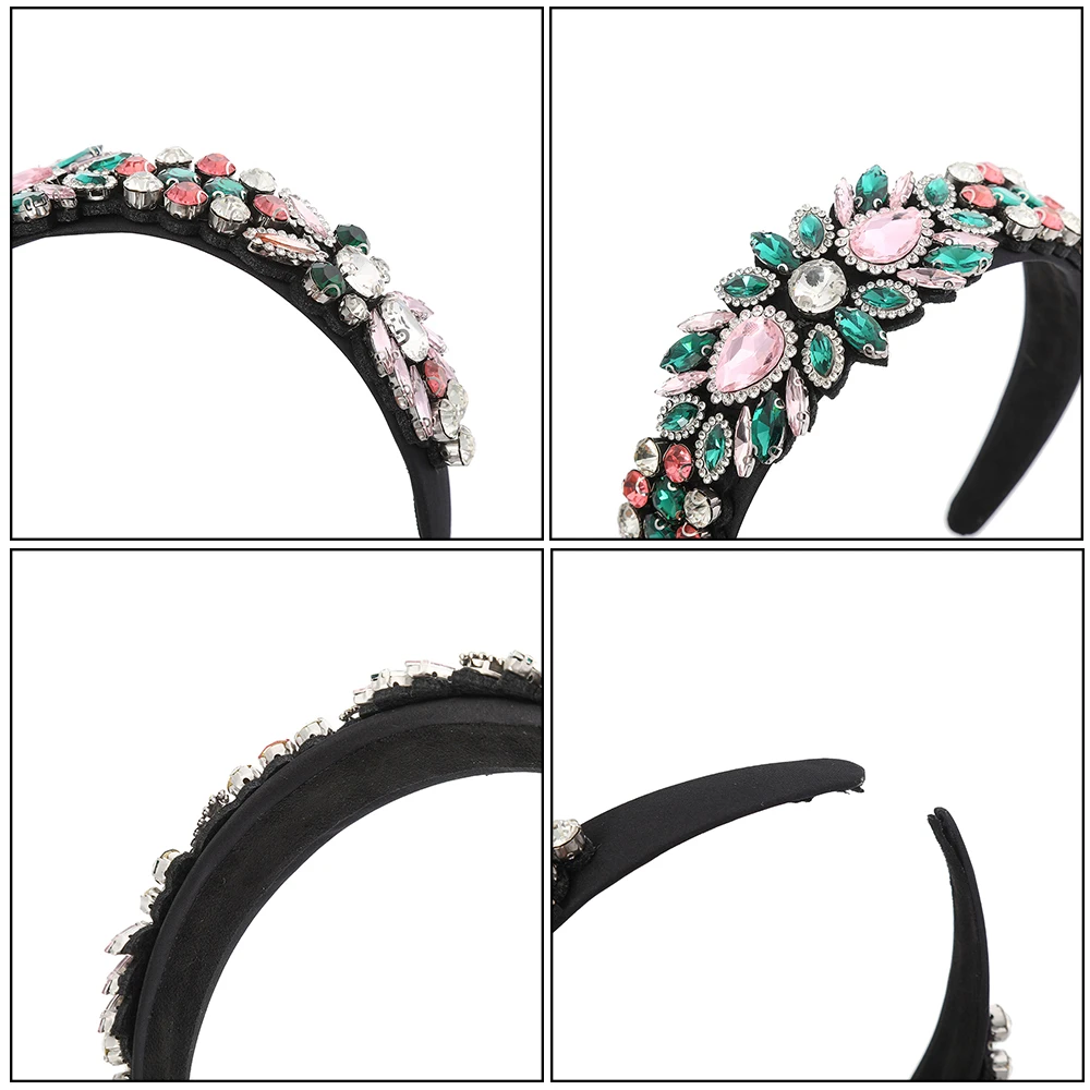 Женская повязка на голову AWAYTR роскошная в стиле барокко с цветными жемчужинами и