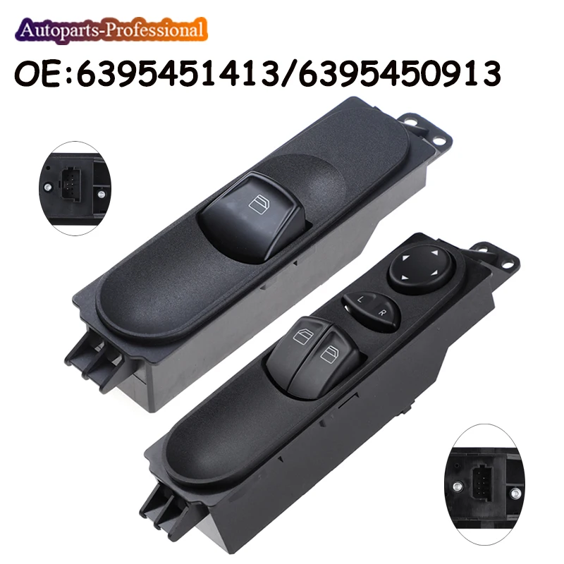 

New Car Power Master Window Switch Console Button For Mercedes -Benz W639 Vito Mixto Kasten 2003-2015 6395451413 6395450913