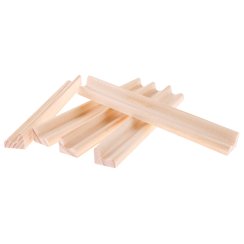 5 упаковок деревянные запасные подносы для плитки буквенные стеллажи держатели