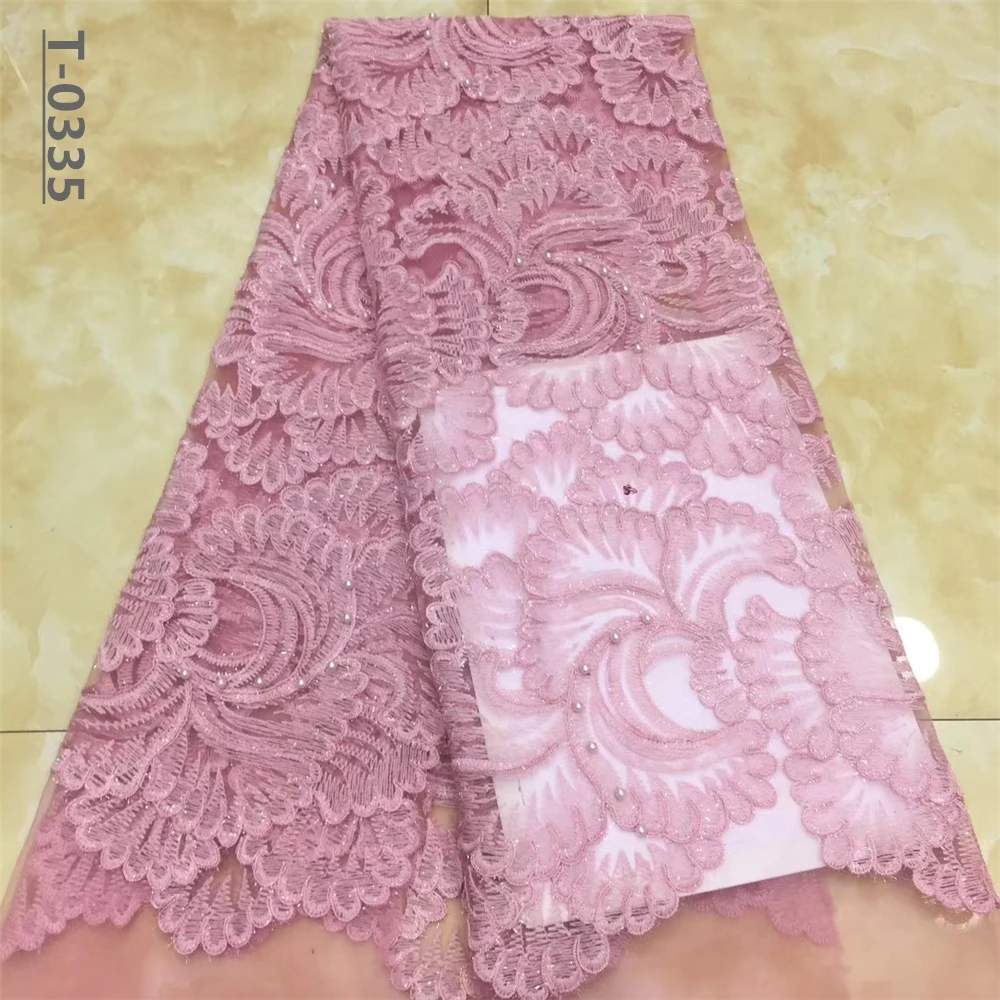 Желтая африканская кружевная ткань 2020 высококачественное кружево французская