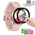 Защитное стекло 20D с закругленными краями для Samsung galaxy Watch Active 2 40 мм 44 мм, защитная пленка, закаленное стекло, полное покрытие