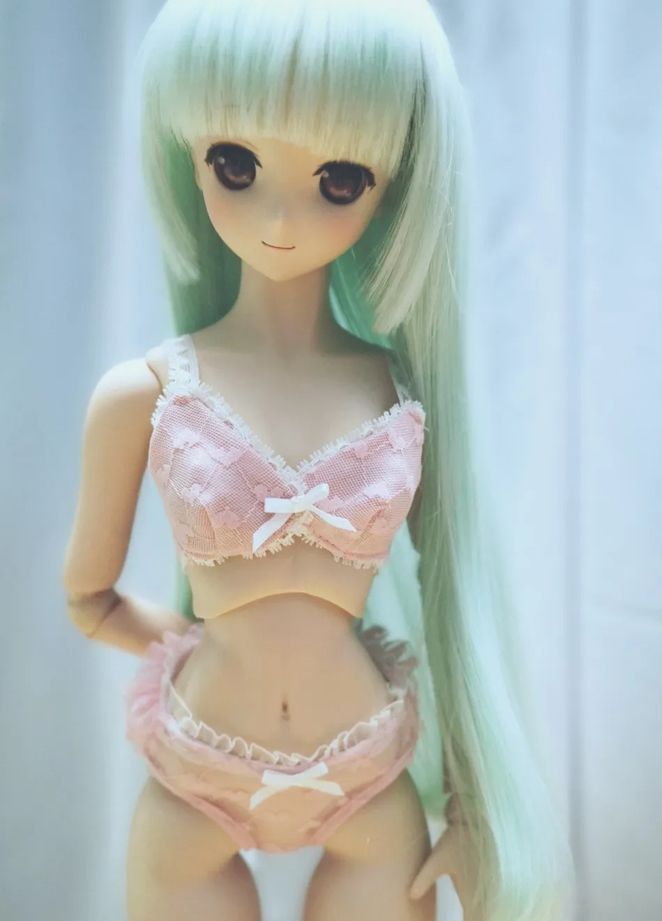 M0118 children handmade toy 1/6 1/3 1/4 uncle Doll clothes BJD/SD doll props Accessories lace Sweet bra lingerie set | Игрушки и хобби