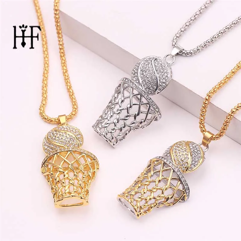 Ожерелье в стиле хип хоп для мужчин металлическая цепочка с кулоном виде