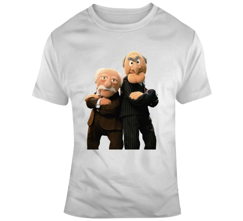 The Muppets Show Grumpy Old Мужская футболка Statler and Waldorf новая хлопковая с короткими рукавами