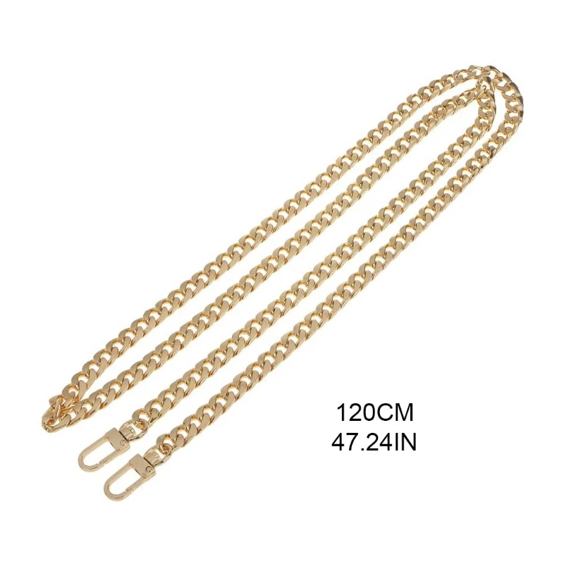 

Metal Gold Chain Strap For Bag 4 Color Metal Alunimium Handbag Chain Accessories For DIY Replacement Bag Parts Accessories