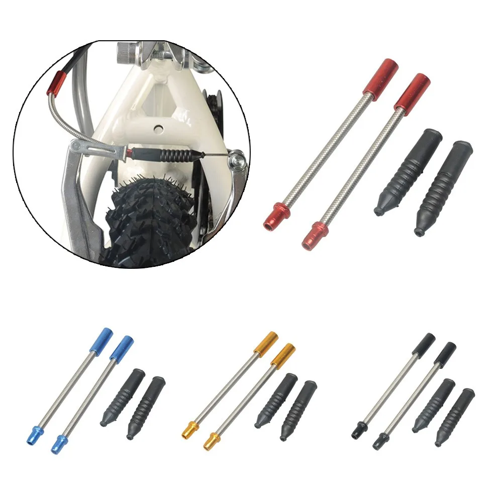 

1 Pair Mountain Bike V-Brake Elbow Brake Universal Adjustment With Sleeves Flexible Spring V Brake Elbow Bicycle Accessories