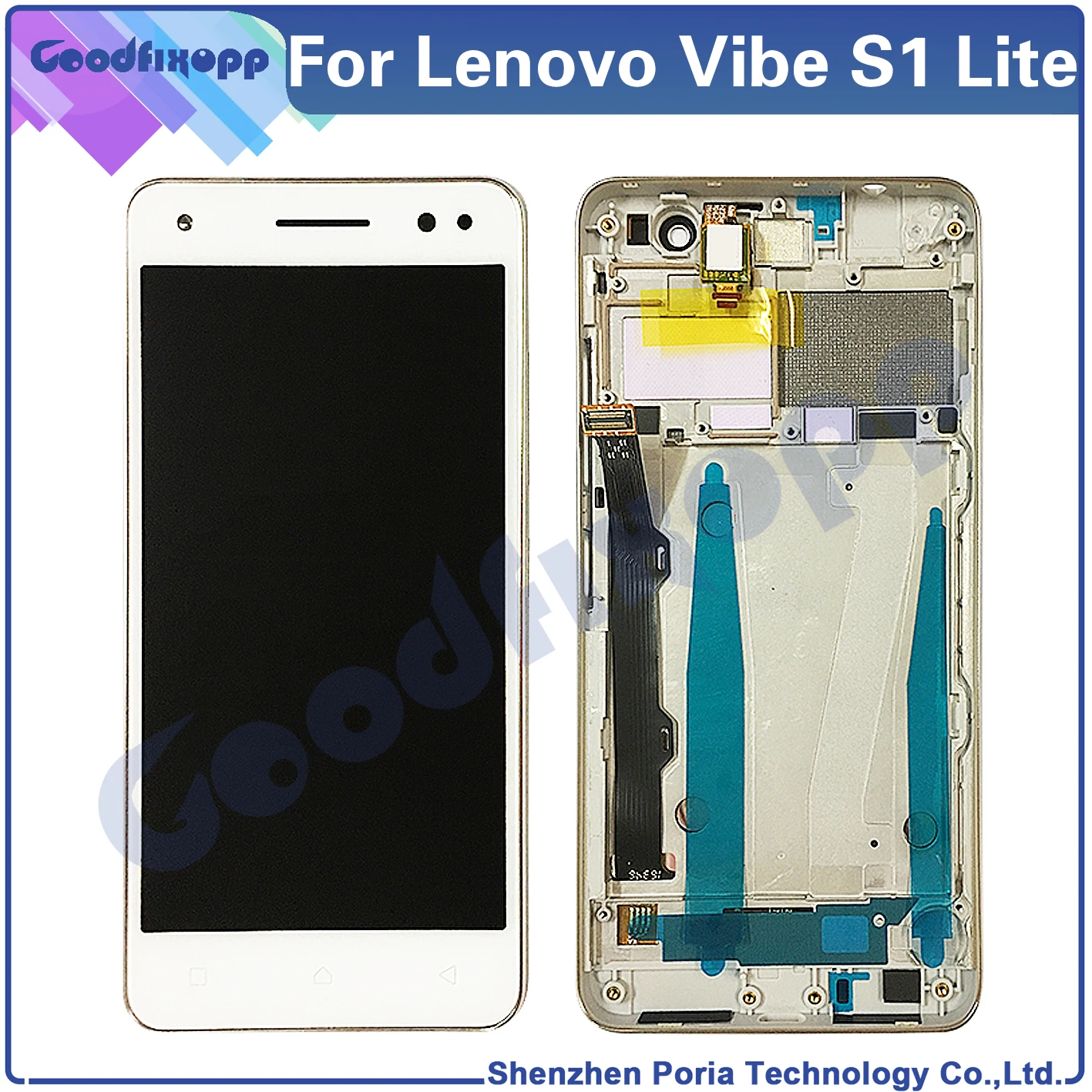 

100% Tested For Lenovo Vibe S1 Lite LCD Display Touch Screen Digitizer Assembly For Lenovo Vibe S1Lite S1La40