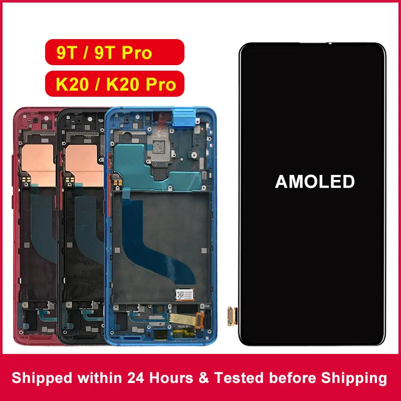 6 39 дюймовый оригинальный AMOLED экран для Xiaomi Mi 9T Pro LCD с рамкой Redmi K20 ЖК-экран Замена