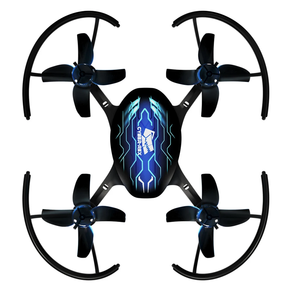 EMAX легкая игрушка ThrillMotion Cyber-Rex мини-Дрон RTF RC нано-Квадрокоптер 360 откидная высота