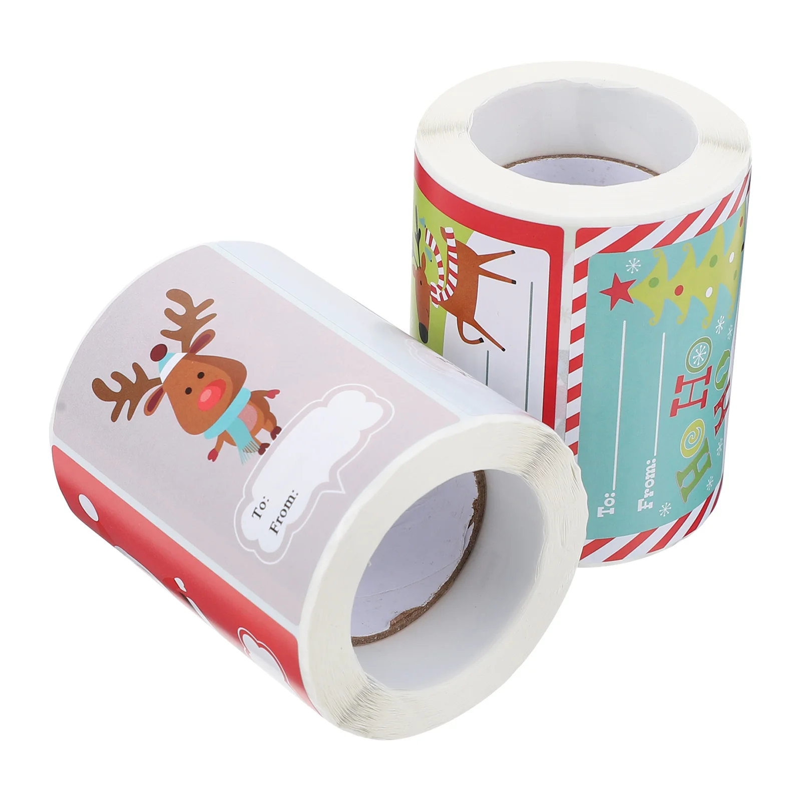 

2 рулона креативных уплотнительных наклеек для конвертов, рождественские подарочные уплотнительные наклейки