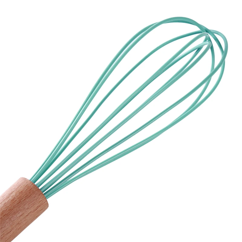 6 шт./компл. деревянная ручка силикон набор кухонных принадлежностей Совок