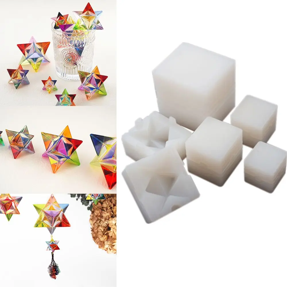 

Формы «сделай сам» для УФ эпоксидной смолы, цепочка для ключей, волшебный мощный камень, силиконовая форма для кристаллов, медитация, форма ...