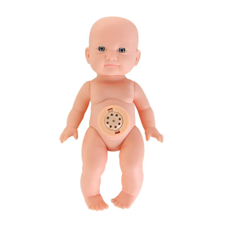 

3D baby vinyl doll play house simulation doll children toys birthday gift music doll multifunctional home doll